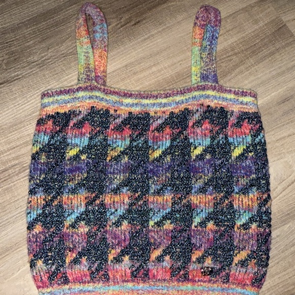 Chanel Colorful Knit Tank Top - Picture 1 of 3